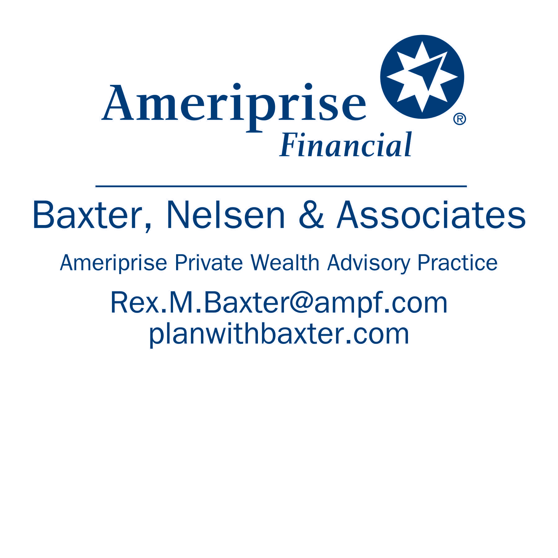 Ameriprise Financial, LLC; Baxter, Nelson and Associates